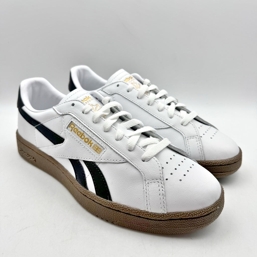 Reebok Mens Club C Grounds Casual Sneakers Size 9 EU 42 White Black NIB