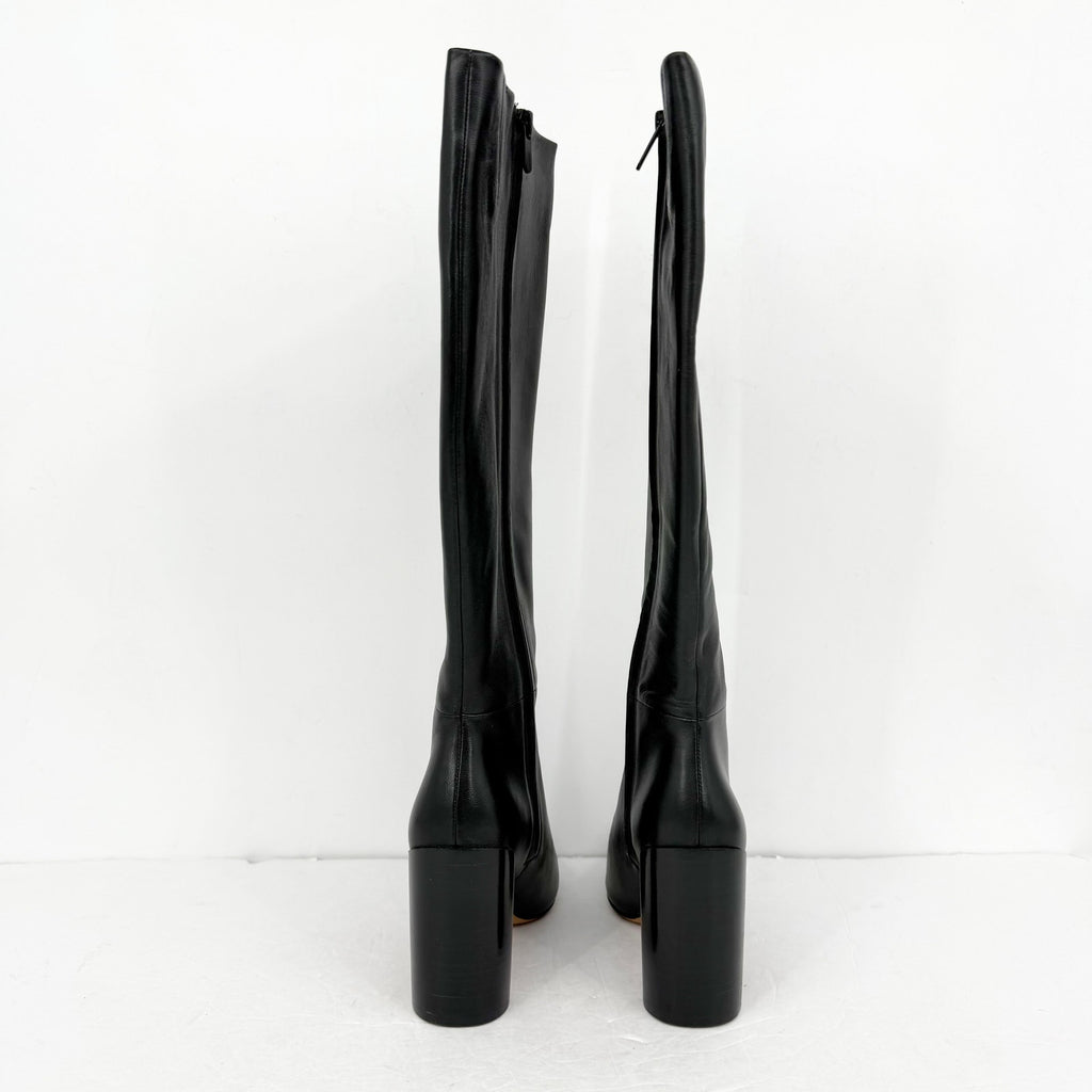 Vince Womens Pilar Knee High Boots US 6 M EU 36 Black Leather NIB