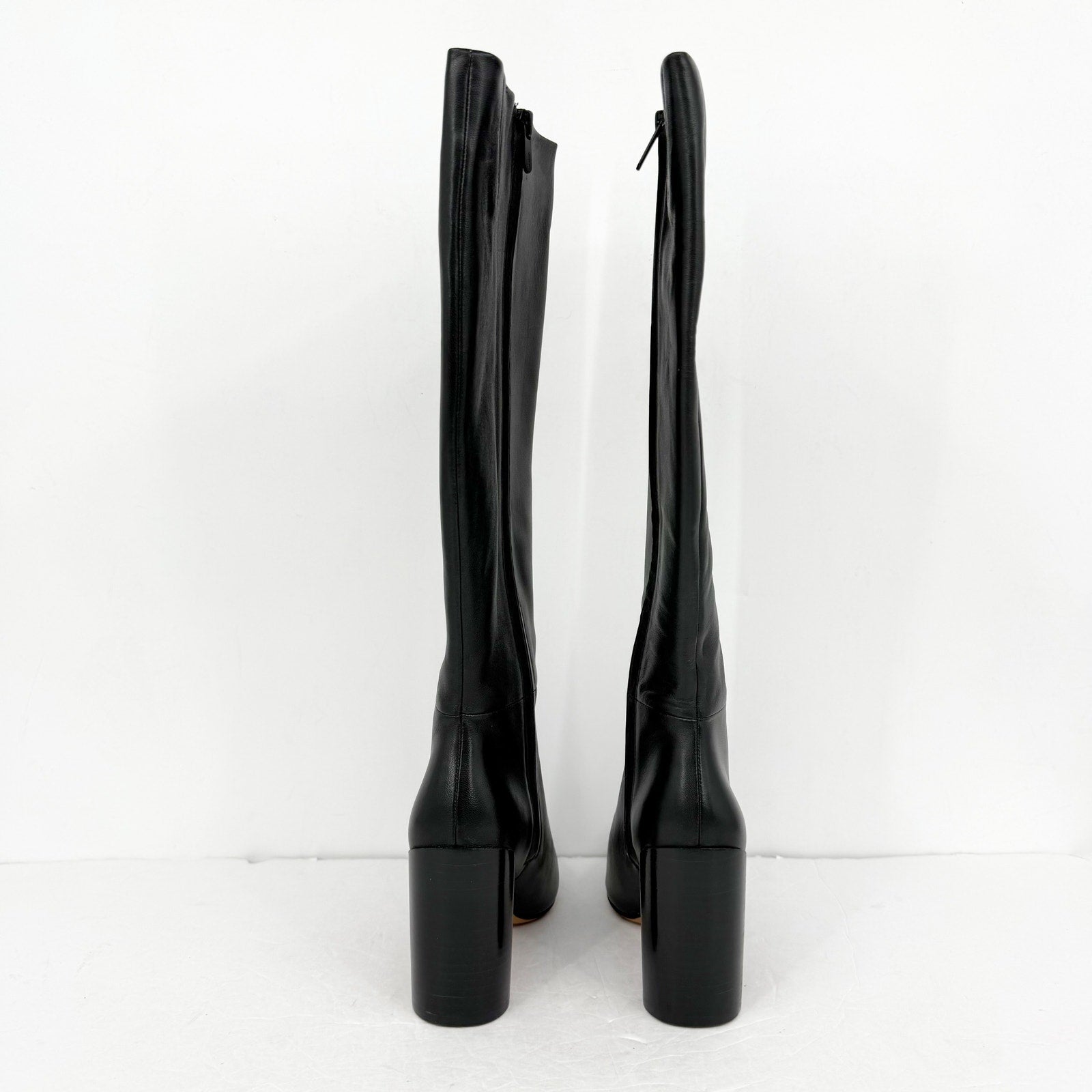 Vince Womens Pilar Knee High Boots US 6 M EU 36 Black Leather NIB