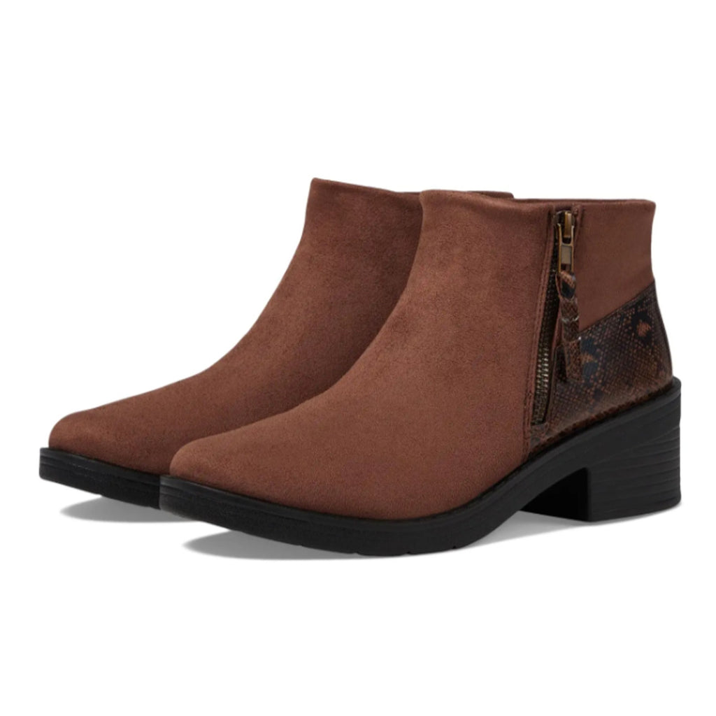 BZEES Womens Outgoing Ankle Booties Size 8 M EU 38.5 Brown Boots NIB