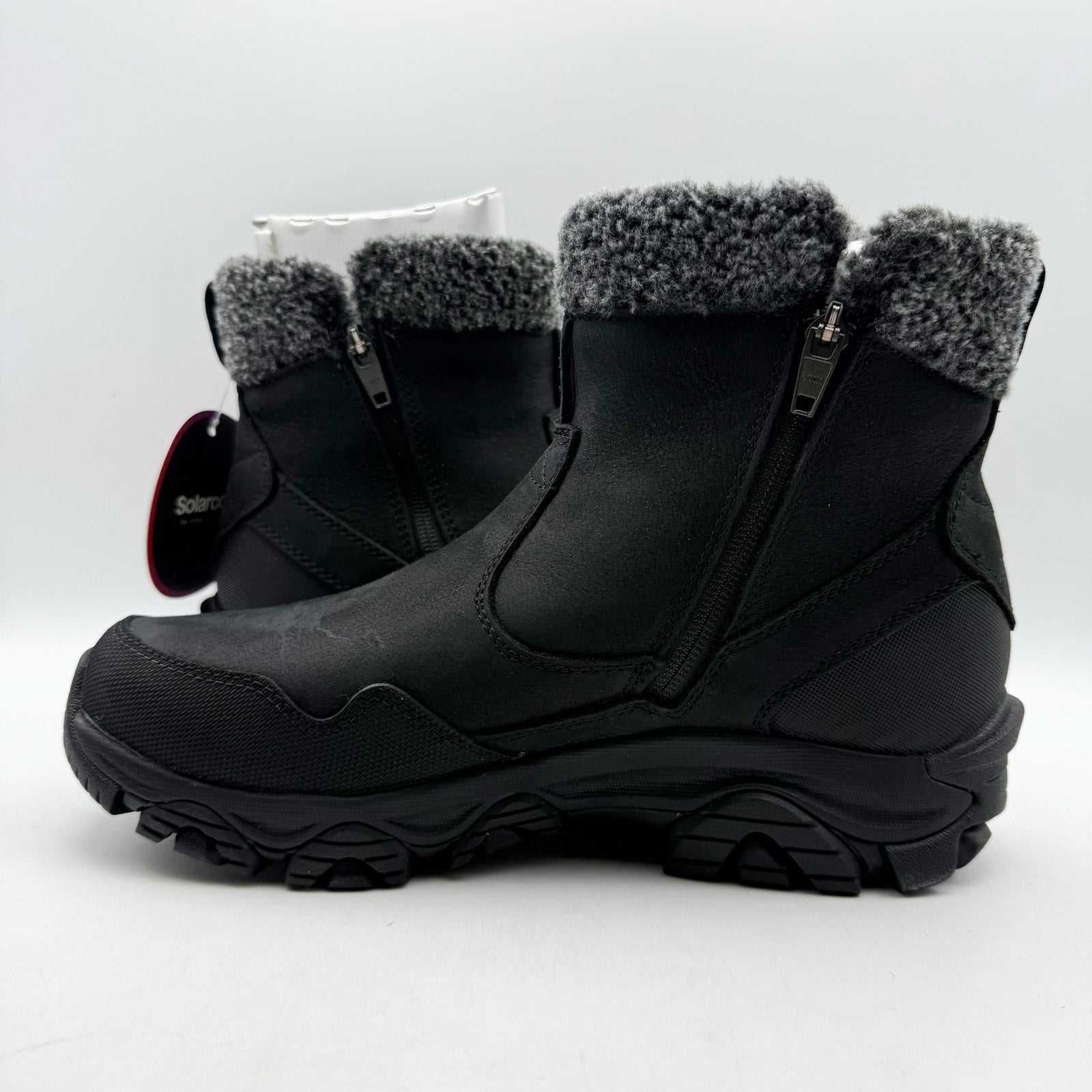 Merrell Women Coldpack 3 Thermo Mid Boot US 9 EU 40 Black Leather Waterproof NIB