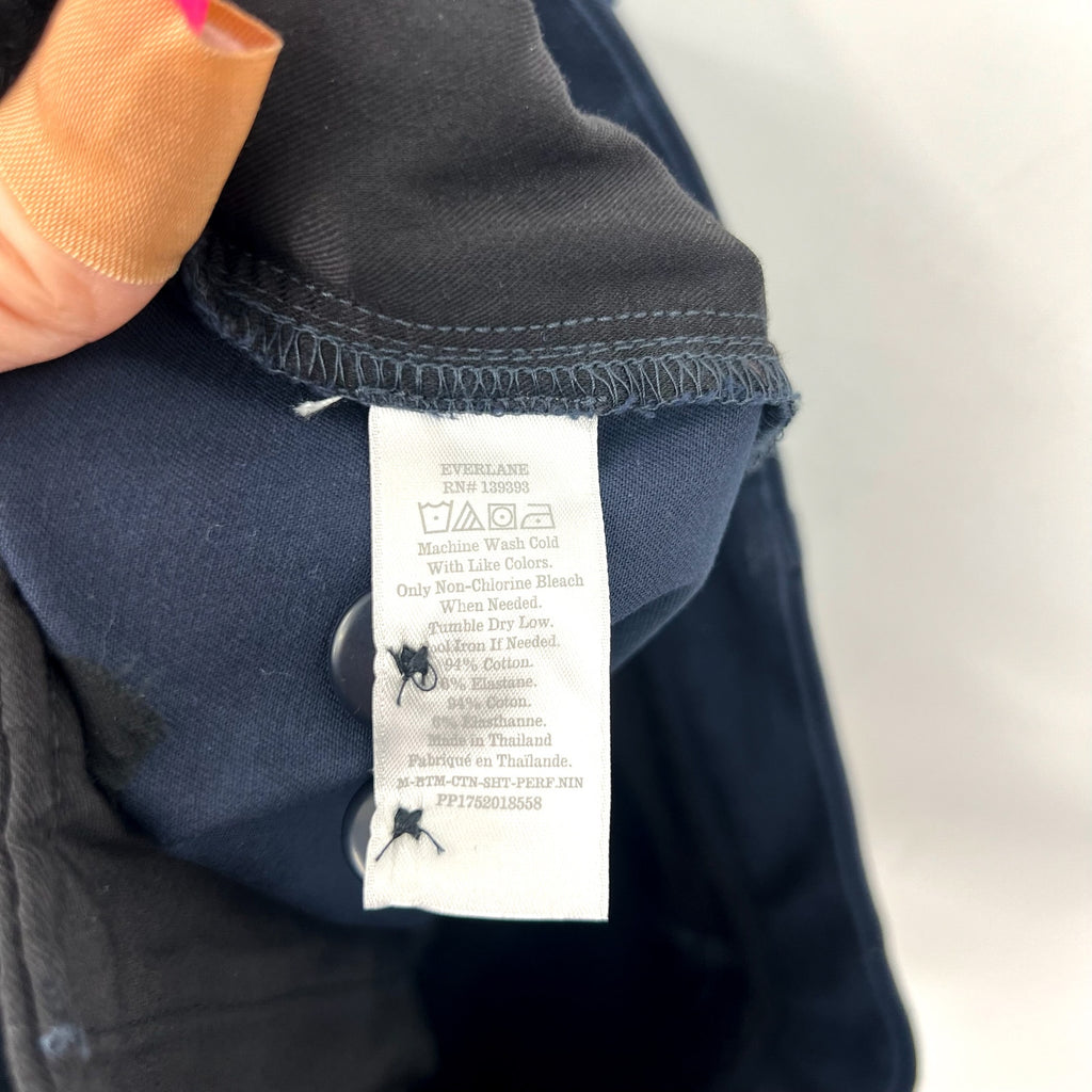 EVERLANE Men's The 9" Performance Chino Shorts Size 30 Navy Blue NWT
