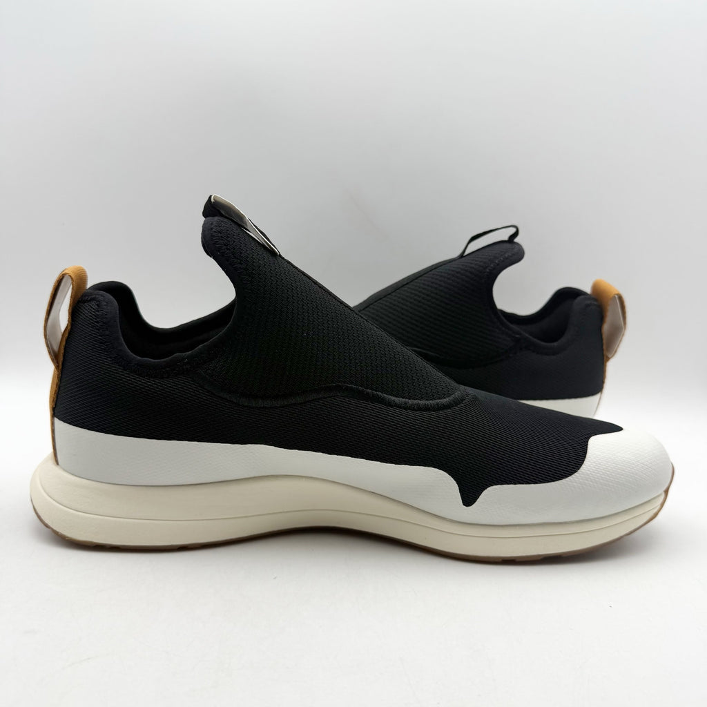 YORK Mens The Gail Recovery Trainer Athletic Shoes Size 12 Black White Knit NIB