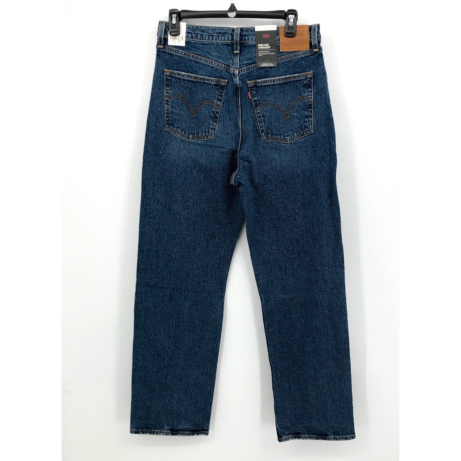 Levi's Womens Ribcage Straight Jeans 30x32 SIZE 10 Valley View 790780007 NWT