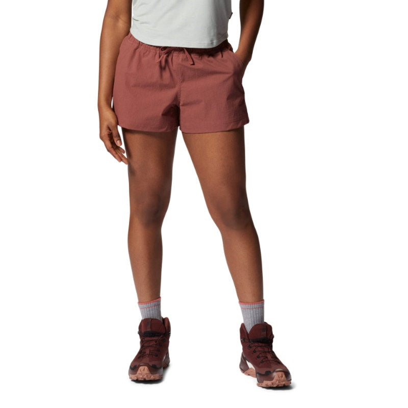 MOUNTAIN HARDWEAR Women's Basswood Pull-on Shorts Medium Red Clay Earth NWT