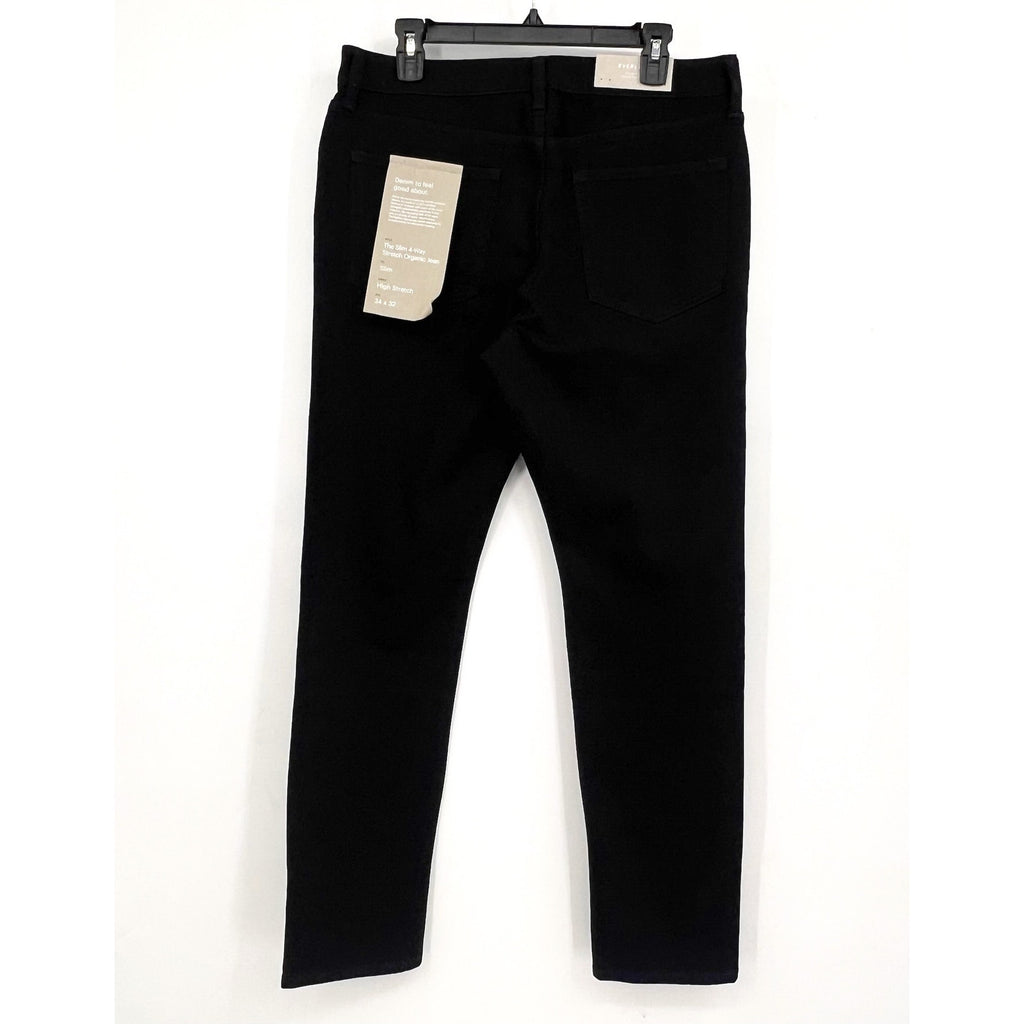 EVERLANE Uniform Men's Slim Jeans 34x32 Black 4-Way Stretch Organic NWT