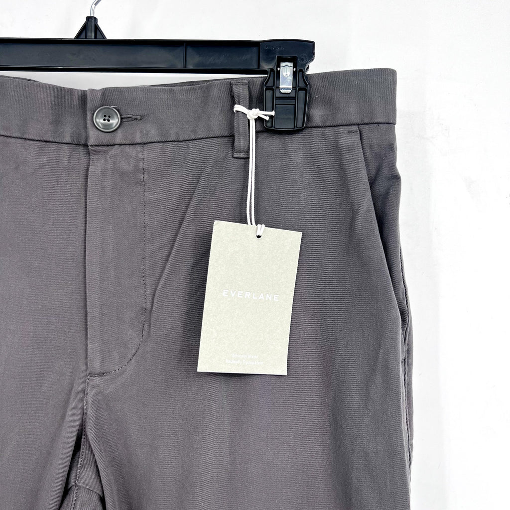EVERLANE Uniform Men's The Performance Chino 32x34 Slate Grey Slim Fit Pants NWT