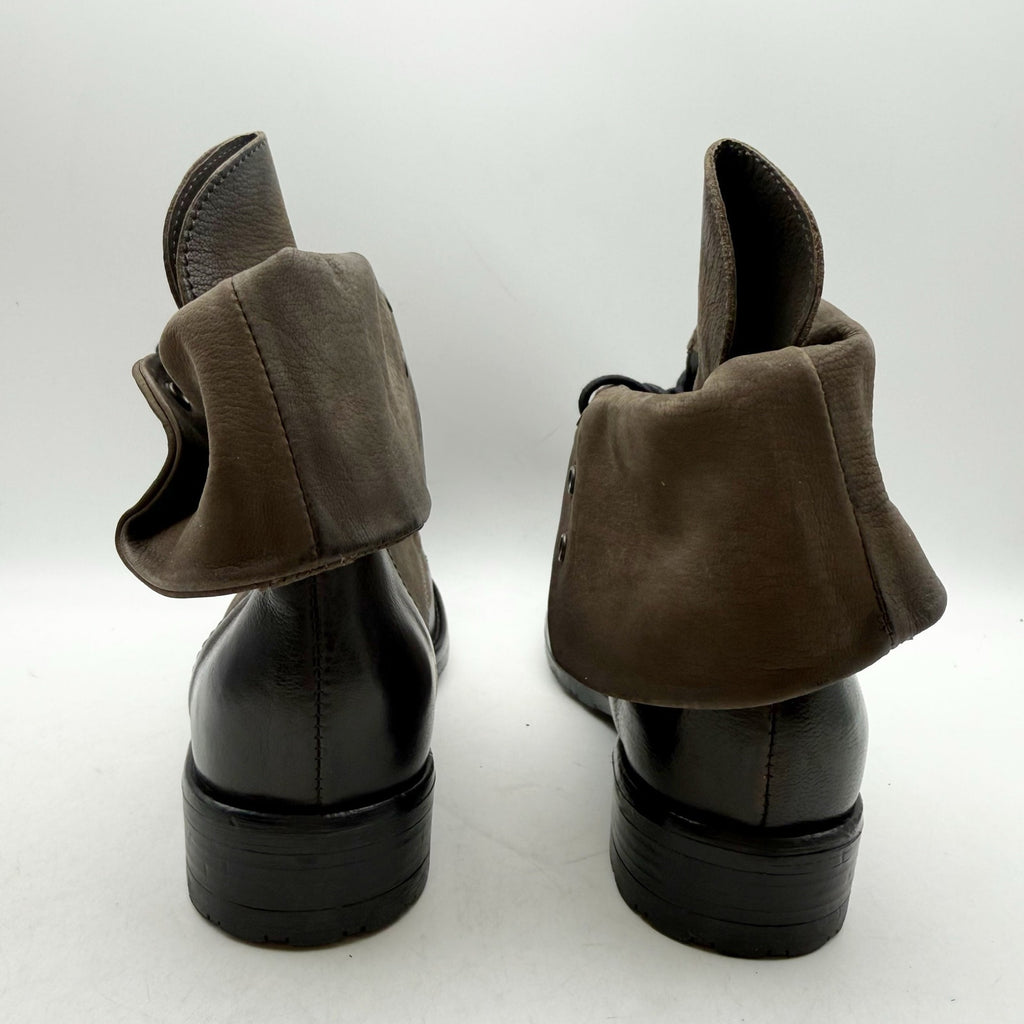 Clarks Womens Minoa Ankle Boots Size 7.5 M EU 38 Brown Taupe Leather NWOB