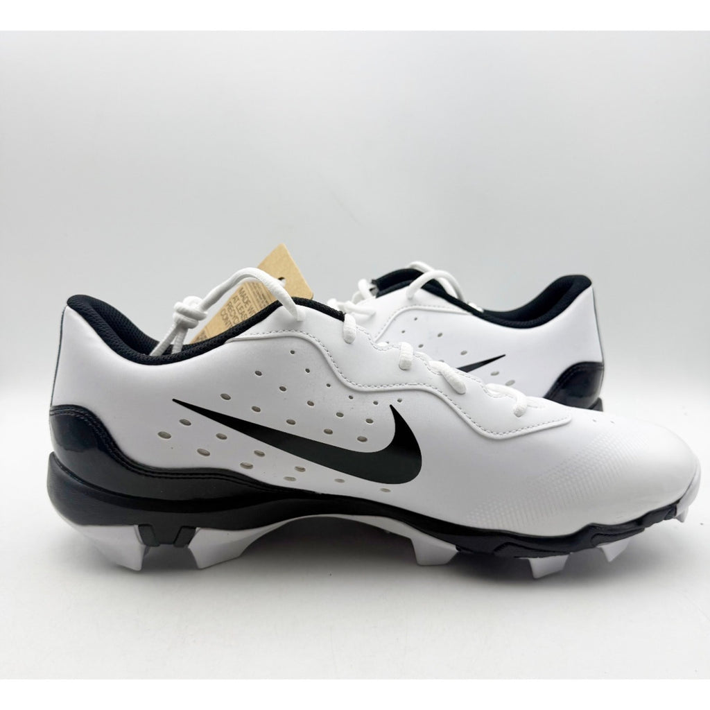 Nike Men Alpha Huarache 4 Keystone Baseball Cleats US 12 White Black DJ6524 NWOB