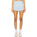 VARLEY Women's Kallin Running Shorts Medium Cashmere Blue 1.5" Inseam Liner NWT