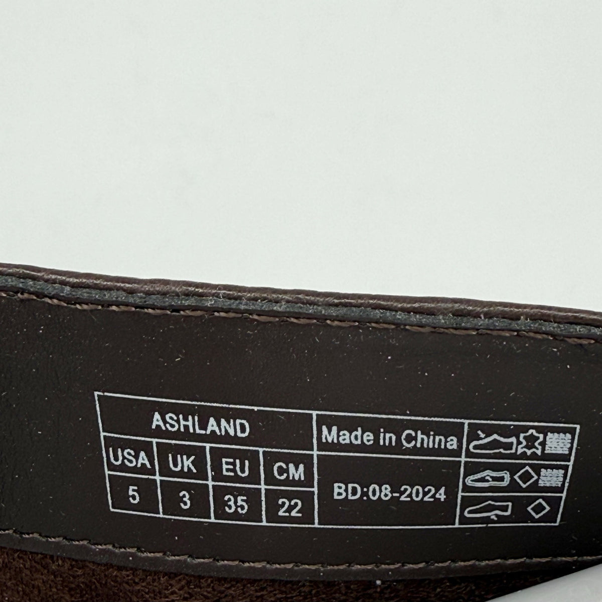 VIONIC Womens Ashland High Shaft Boots Size 5 EU 35 Brown Leather NWOB