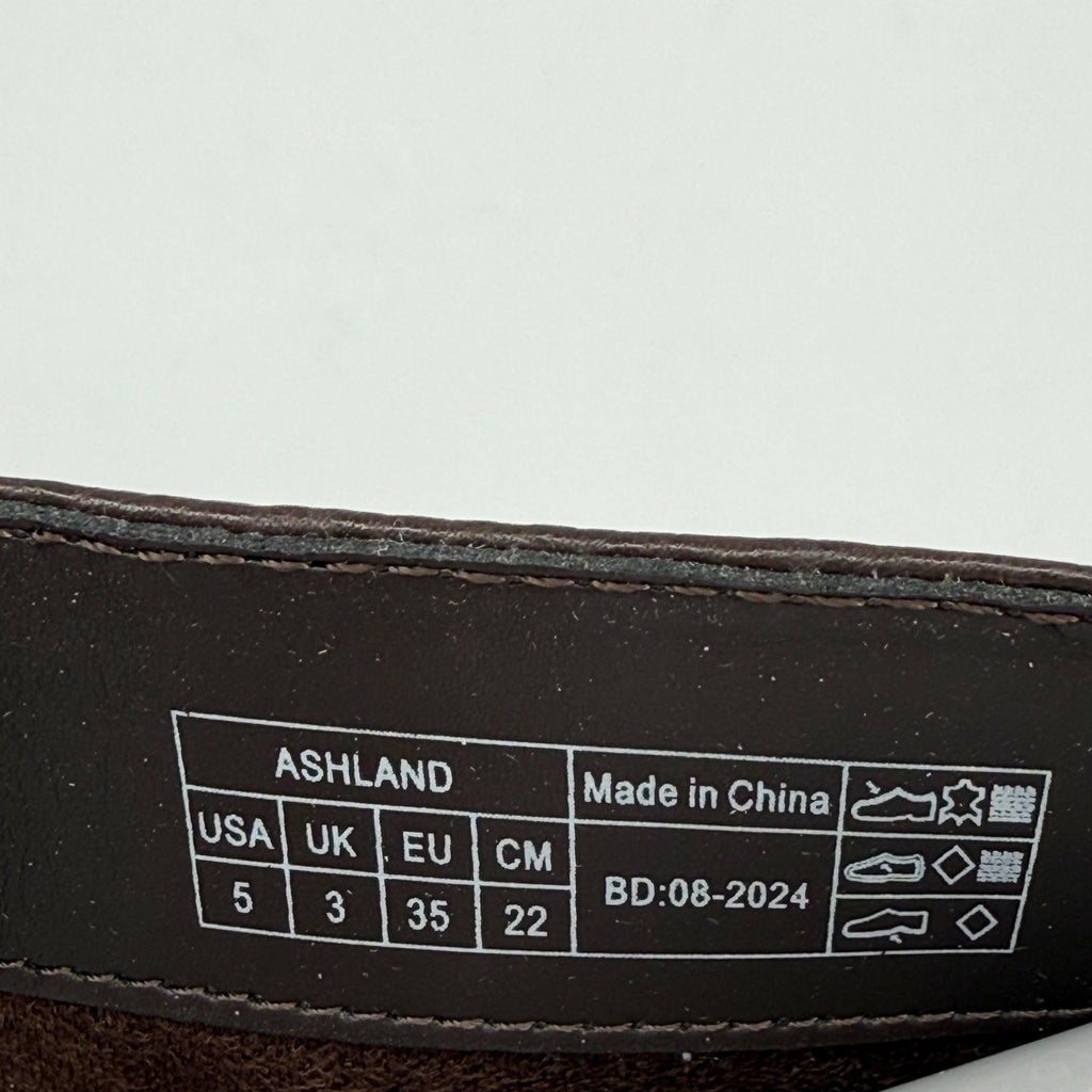 VIONIC Womens Ashland High Shaft Boots US 5 EU 35 Brown Leather NWOB