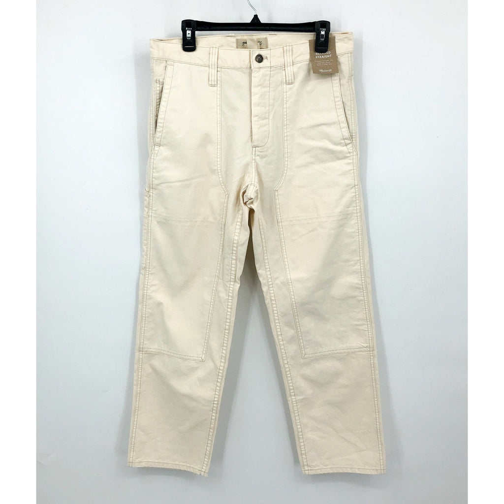 MADEWELL Men's Relaxed Straight Workwear Pants 31x30 Vintage Canvas AH665 NWT