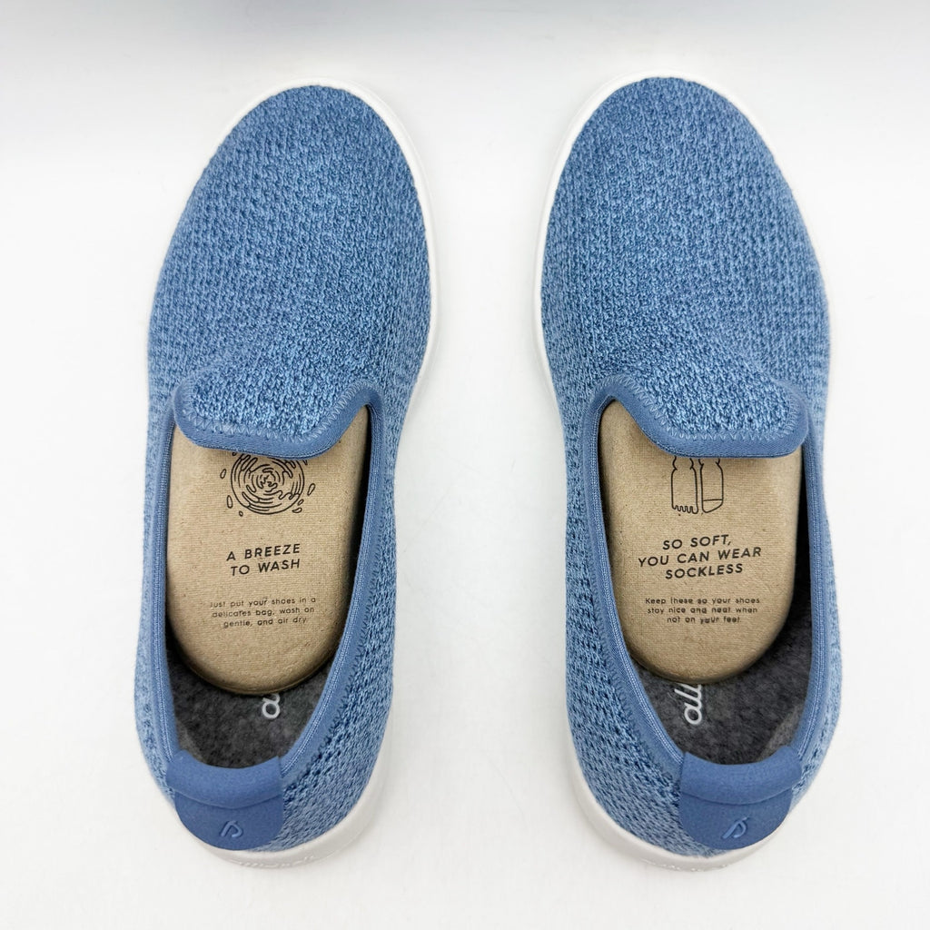 AllBirds Womens Tree Lounger Slip On Sneakers Size 5 Blue Casual Shoes NIB