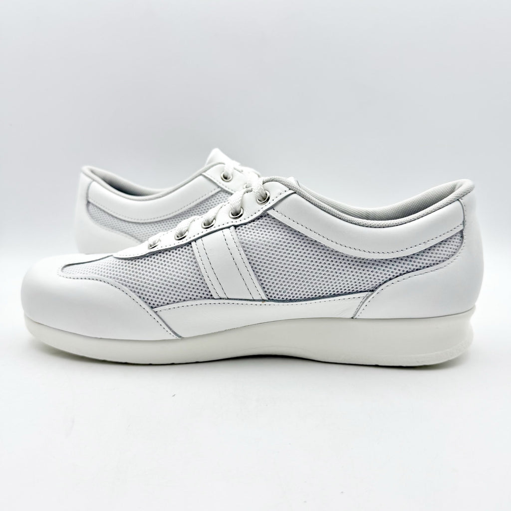 SAS Womens Free Time Comfort Walking Shoe US 9.5 Narrow EU 40 White Leather NIB
