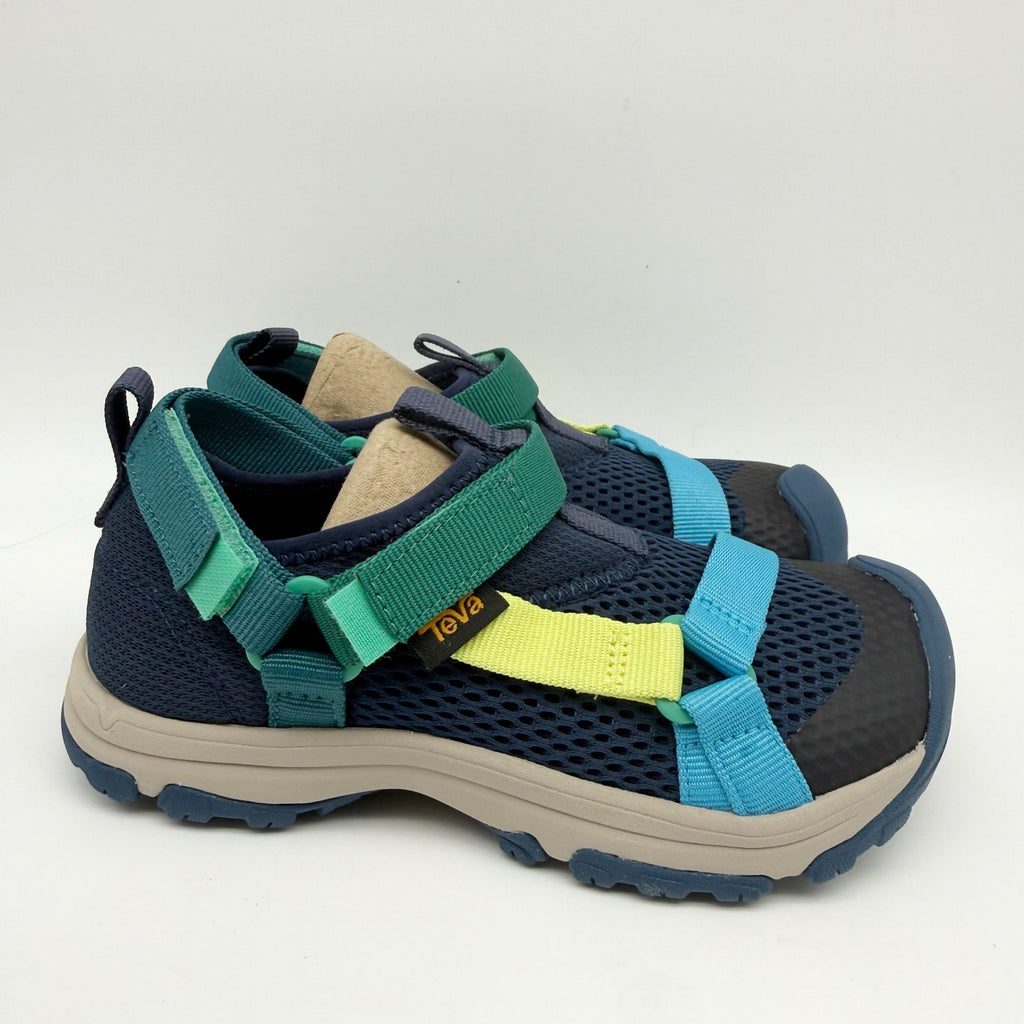 TEVA Kids Outflow Universal Closed Toe Sandals US 13 Blue Water Shoes NIB