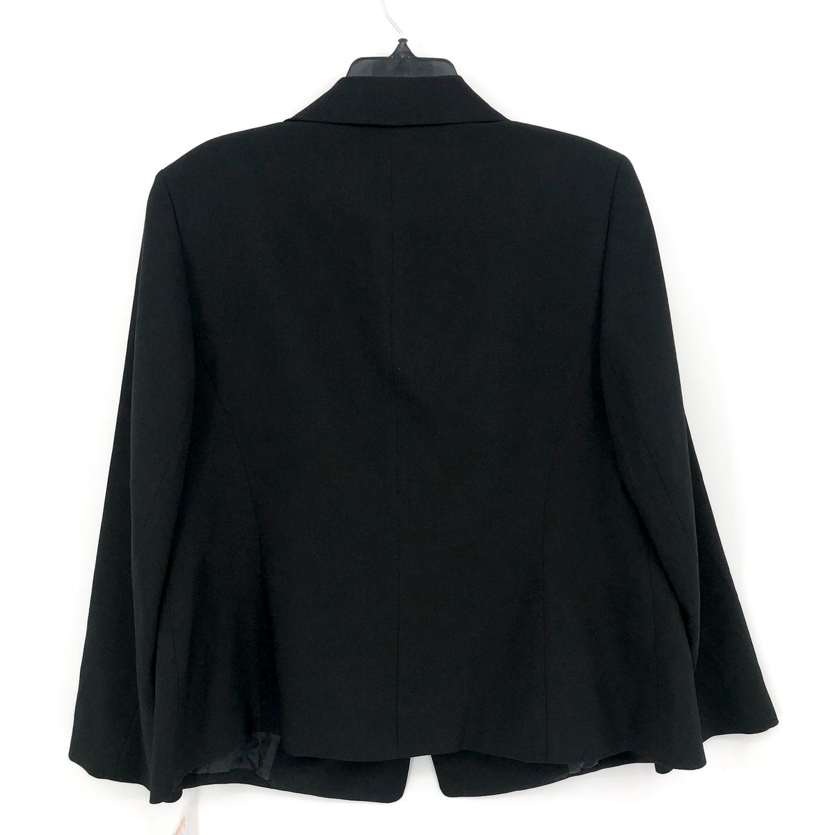 LE SUIT Women's Single Button Blazer Size 14W Black Suit Jacket NWT
