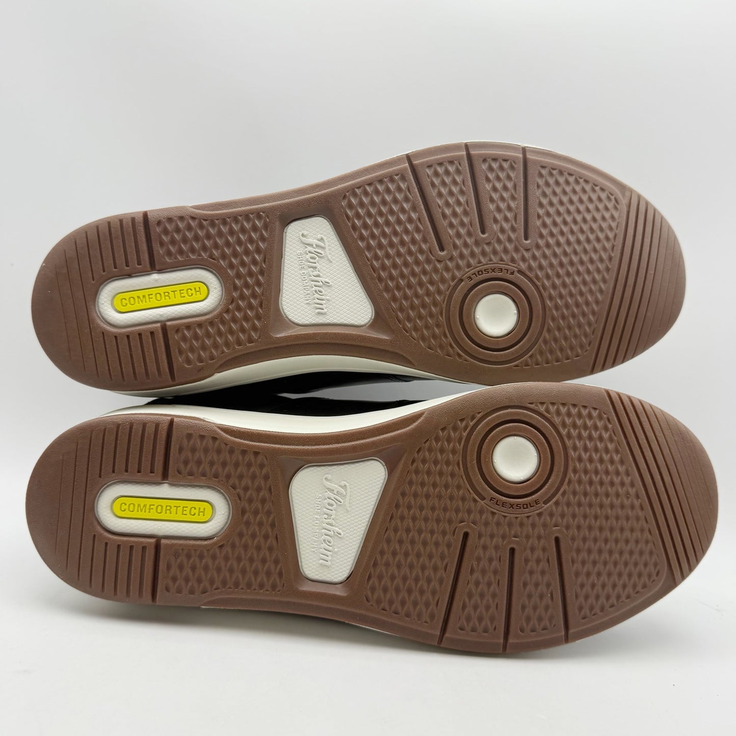 Florsheim Mens Crossover Lace to Toe Sneakers US 10.5 M Black Leather NIB