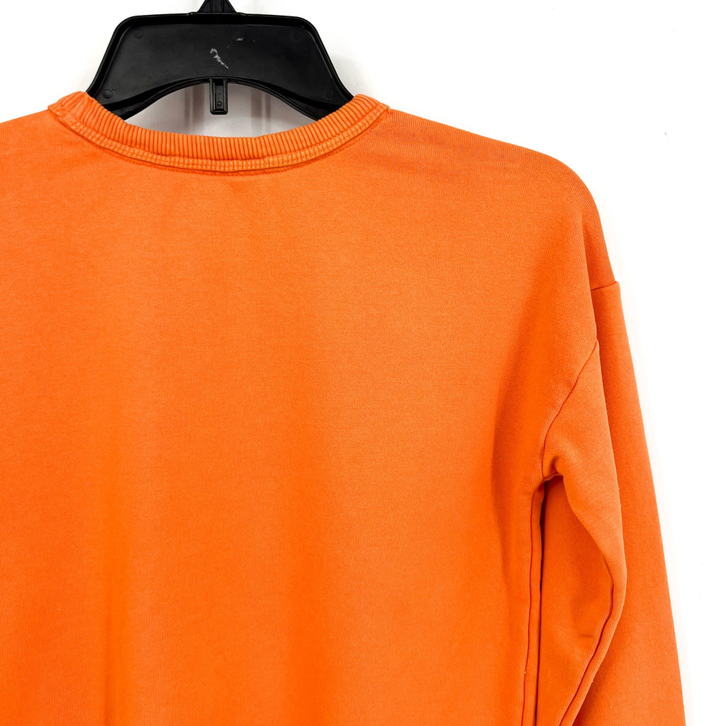 COLOSSEUM Girls Clemson Tigers Audrey Washed Sweatshirt Large Orange NWT