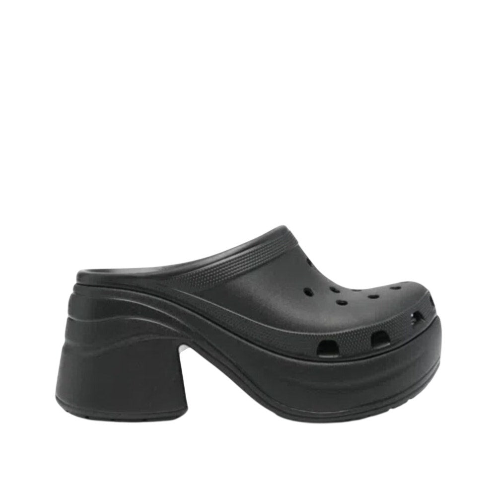 Crocs Womens Siren Crush Platform Clogs Size 11 Black Heels NWT