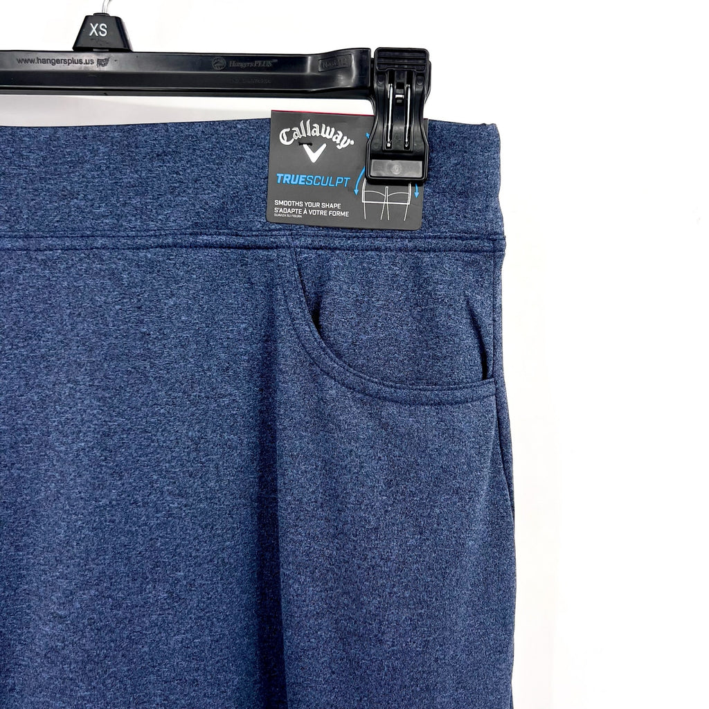 CALLAWAY Women's TrueSculpt Golf Skort Small Blue Heather Navy NWT