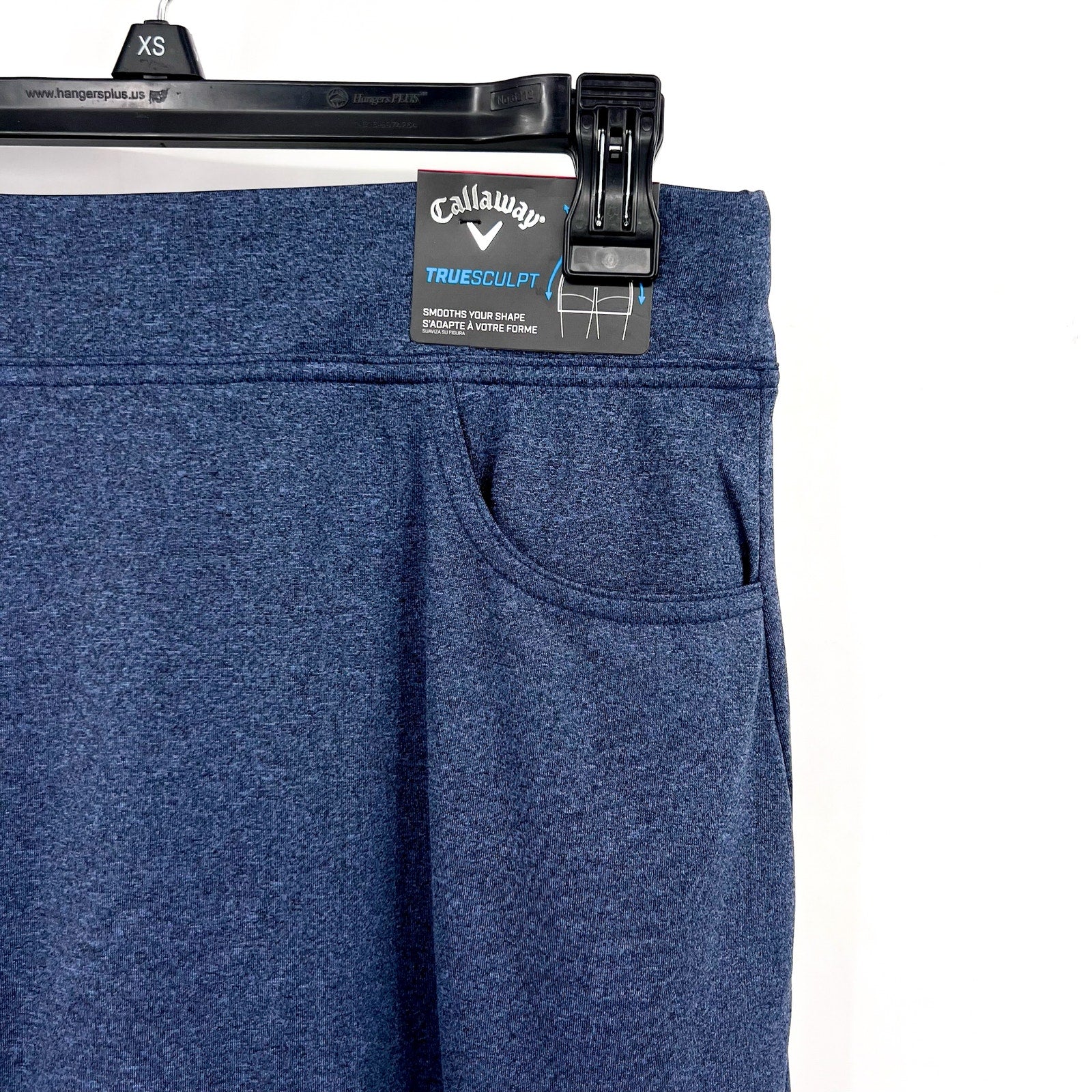 CALLAWAY Women's TrueSculpt Golf Skort Small Blue Heather Navy NWT