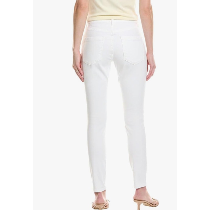 BLANKNYC Womens Bond Skinny Jeans Size 25 US 0 White Stretch Mid Rise NWOT
