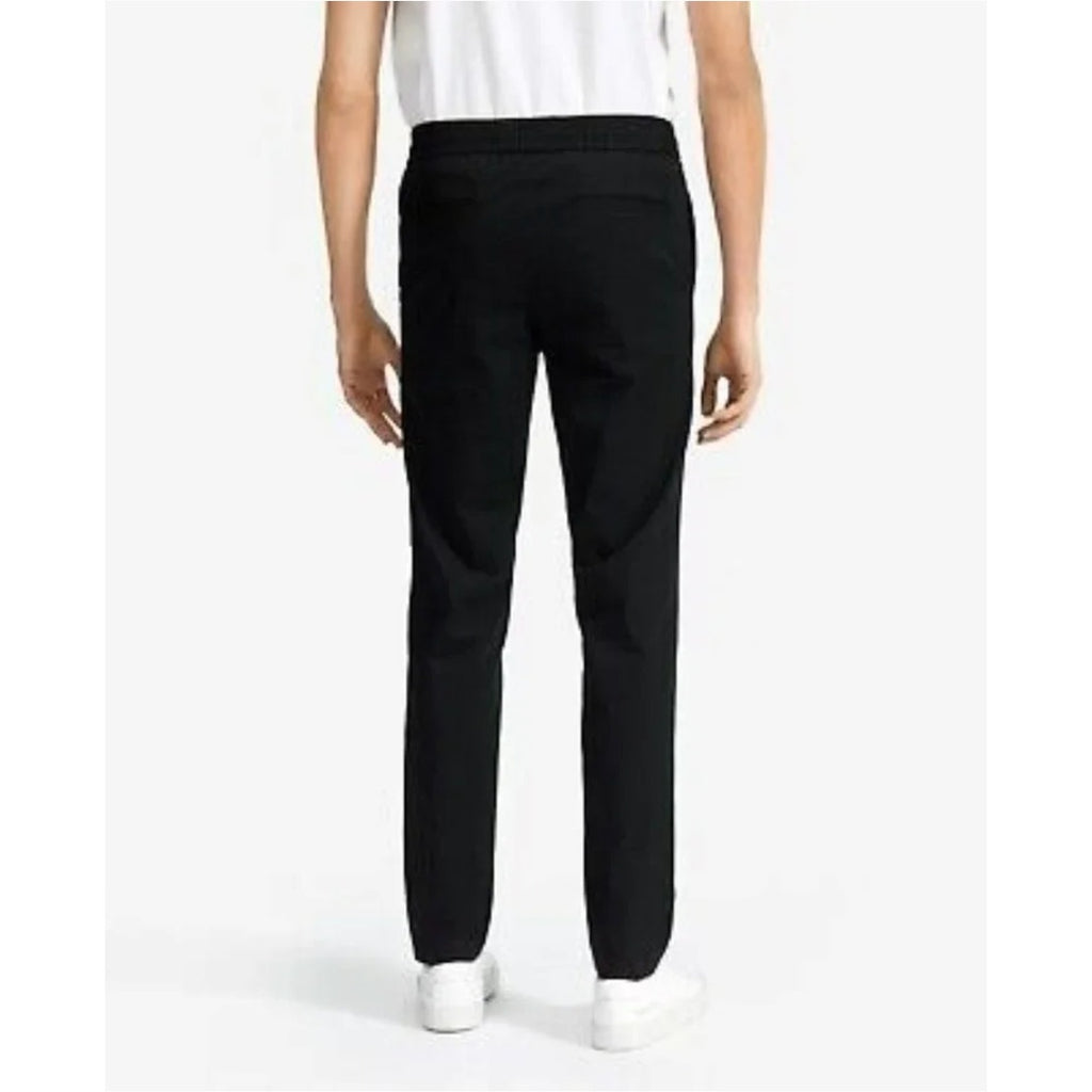 EVERLANE Men's The Athletic Fit Air Chino Pants 28x30 Black Flat Front NWT