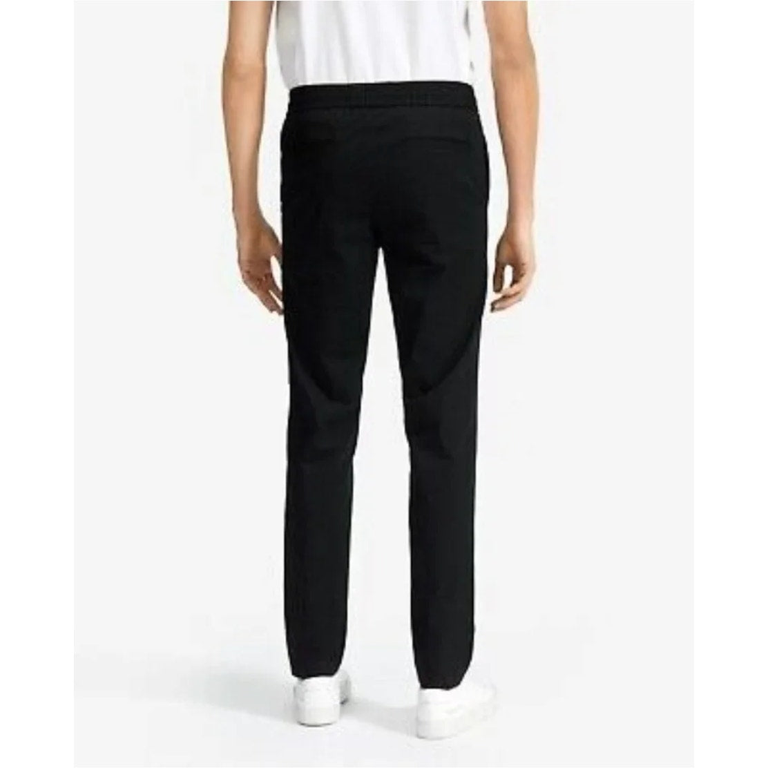 EVERLANE Men's The Athletic Fit Air Chino Pants 28x30 Black Flat Front NWT