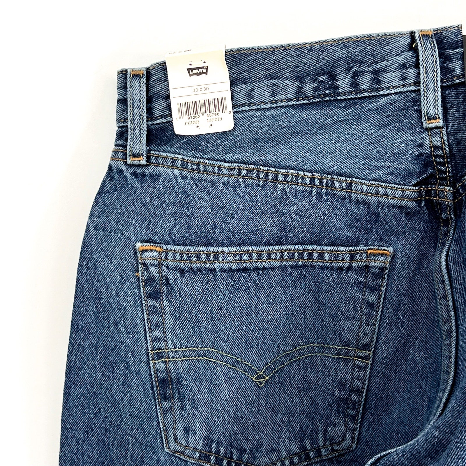 LEVI'S Womens 501 90s Straight Jean 30x30 10 Not My News Channel A19590033 NWT