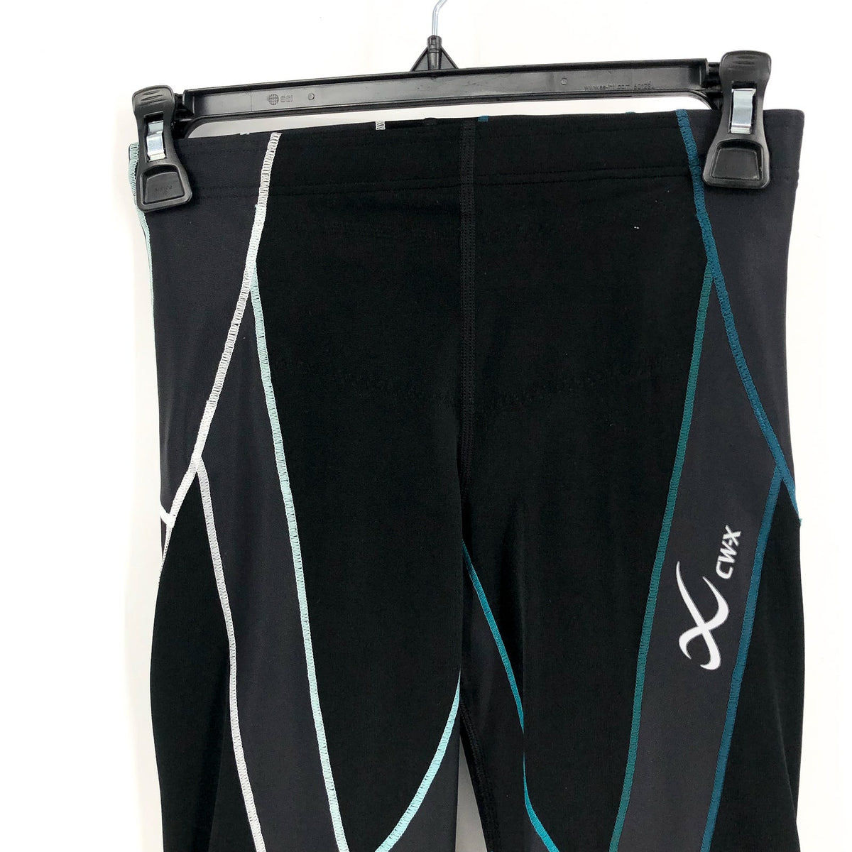 CW-X Women's Endurance Generator 3/4 Compression Tight XS Black/Deep Lake NWOT