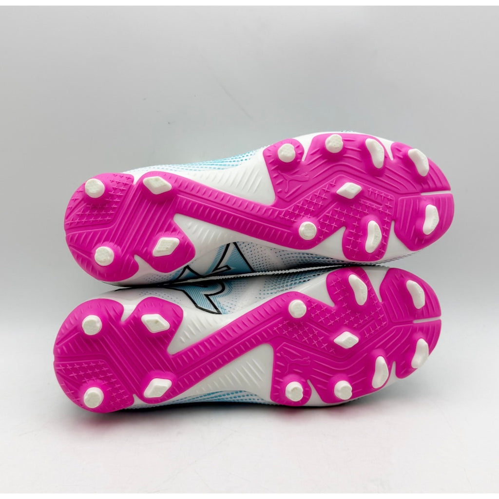 PUMA Kids Future7 Match FG/AG Soccer Cleats Size 3 White NWOB