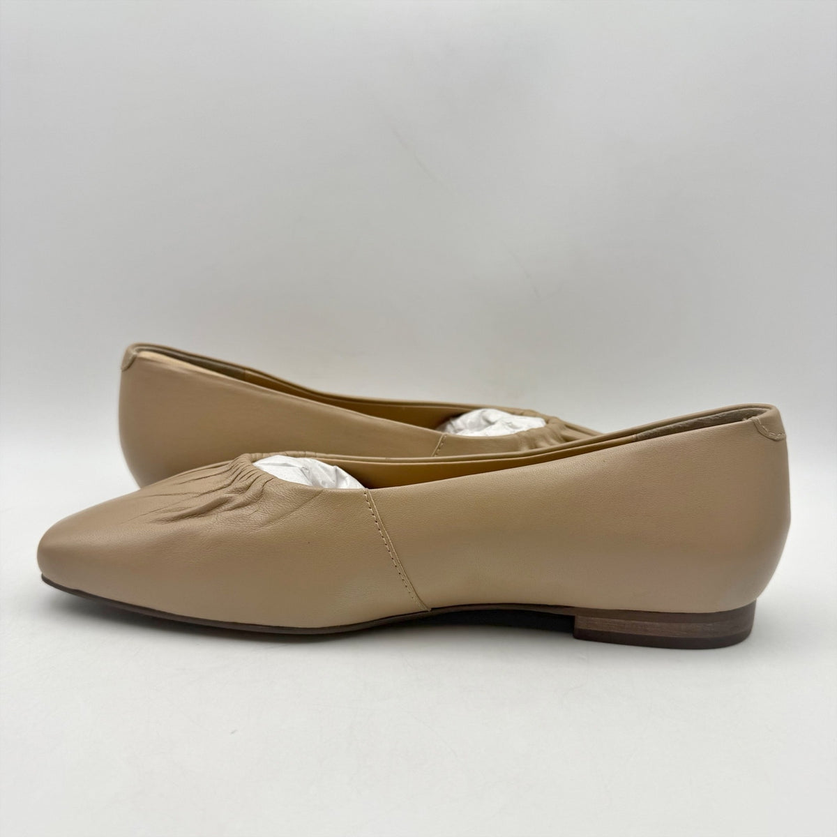 Seychelles Womens Little Things Flats Size 7.5 EU 38 Beige Tan Leather NWOB