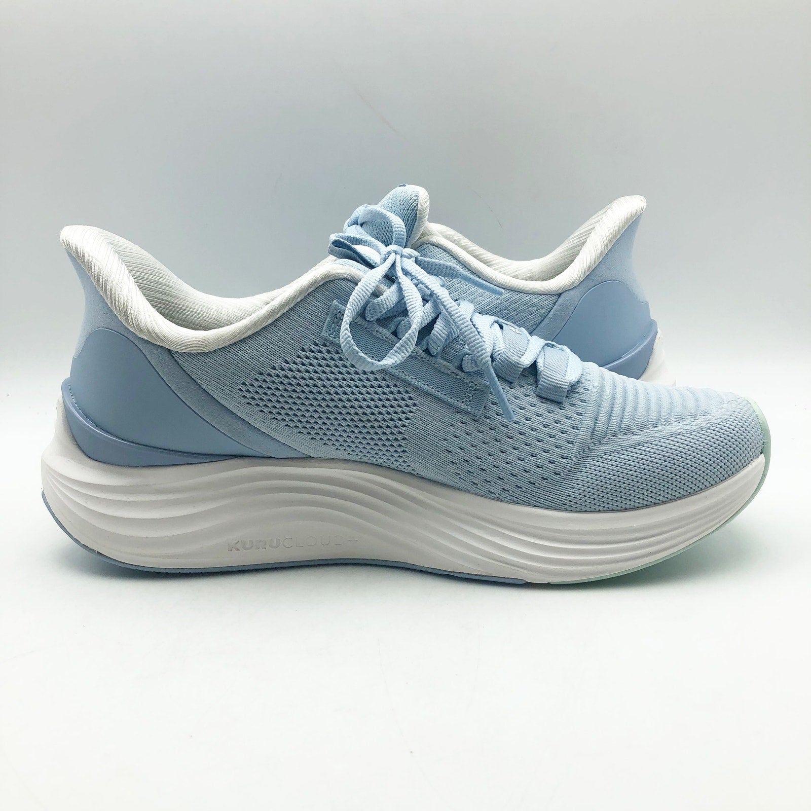 Kuru Womens Atom 2 Athletic Shoes Size 12 M Blue White Sneakers NWOB
