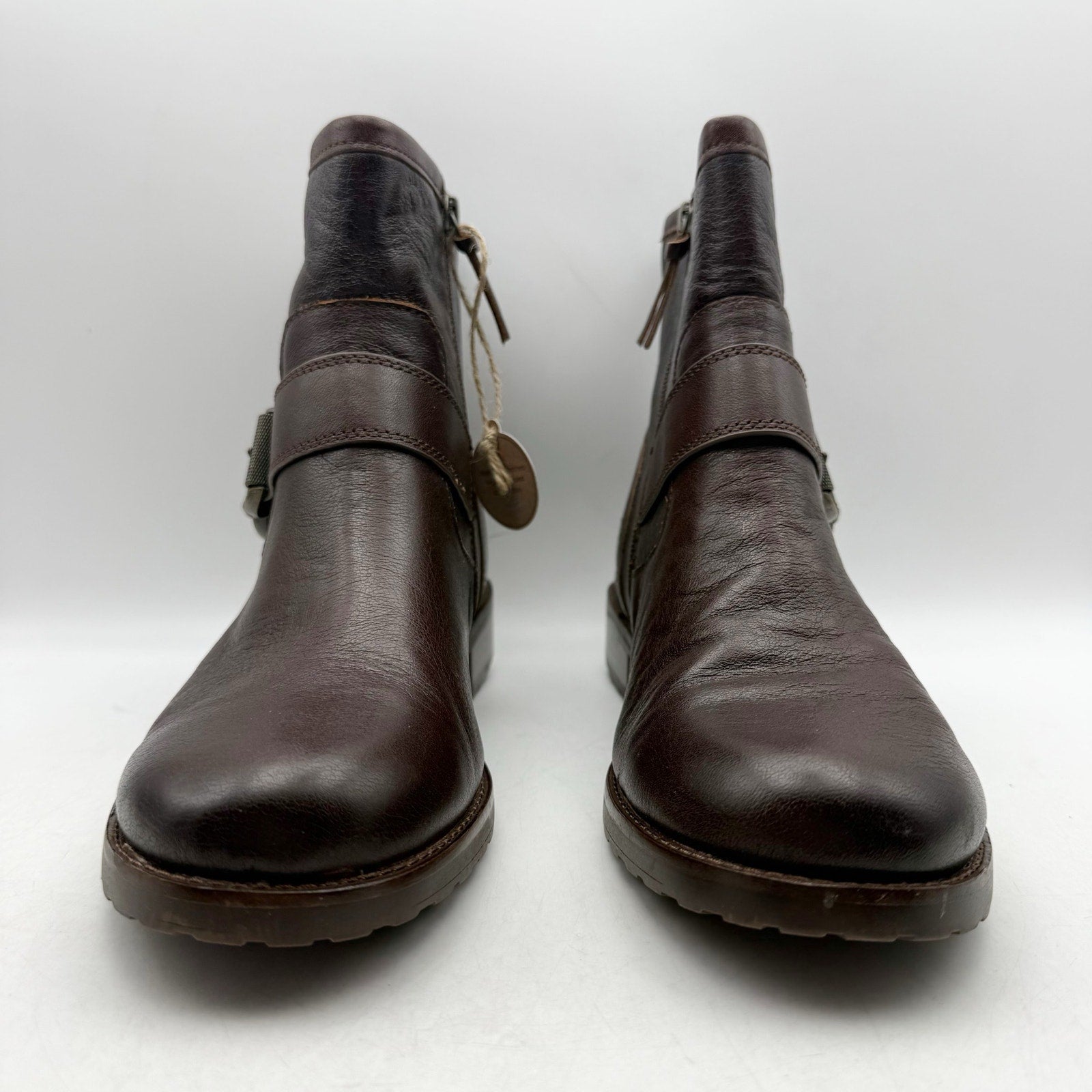 SOFFT Womens Brie Ankle Boots US 9 M Brown Leather Waterproof NWOB