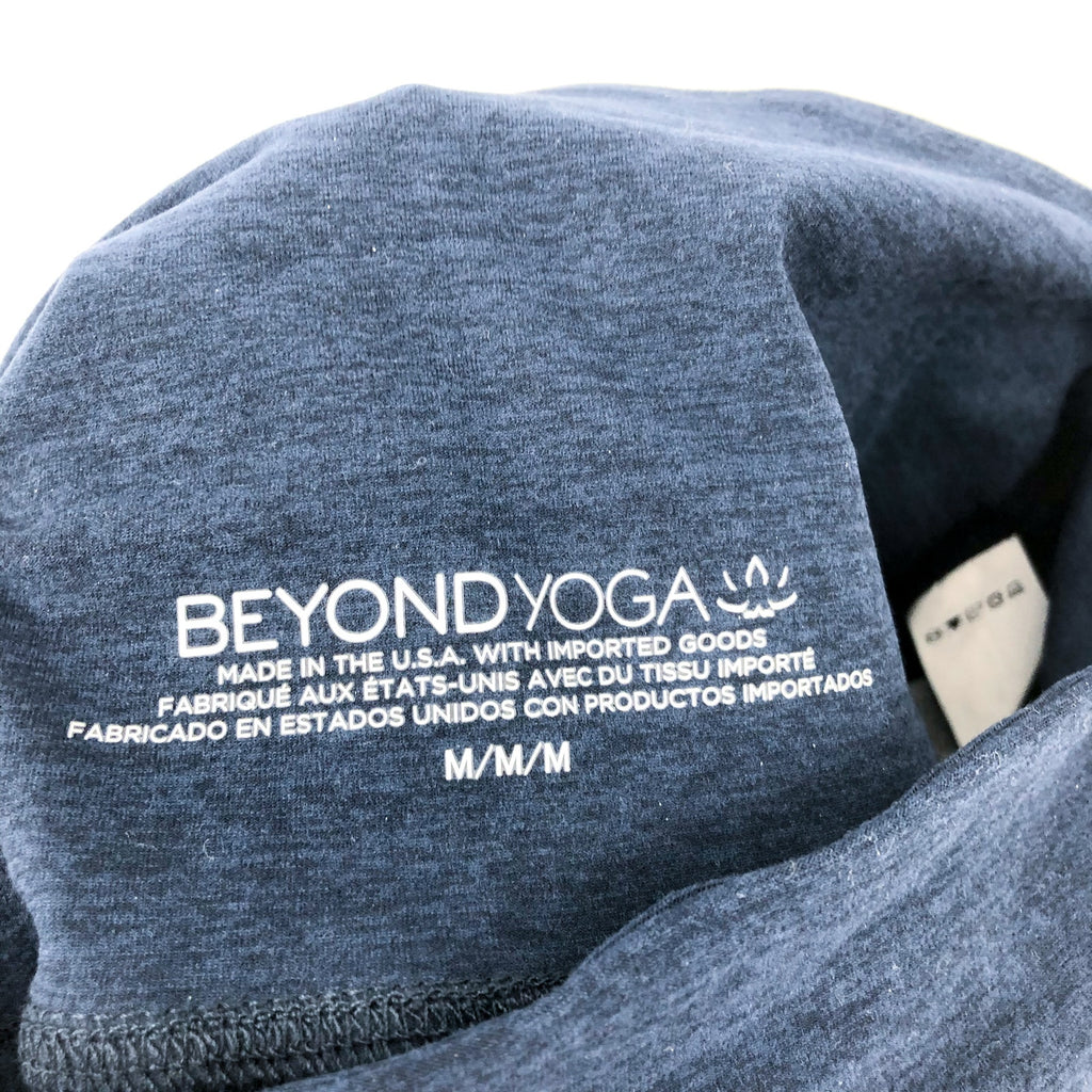 BEYOND YOGA Women's Out Of Pocket Midi Legging Medium Nocturnal Navy Blue NWT