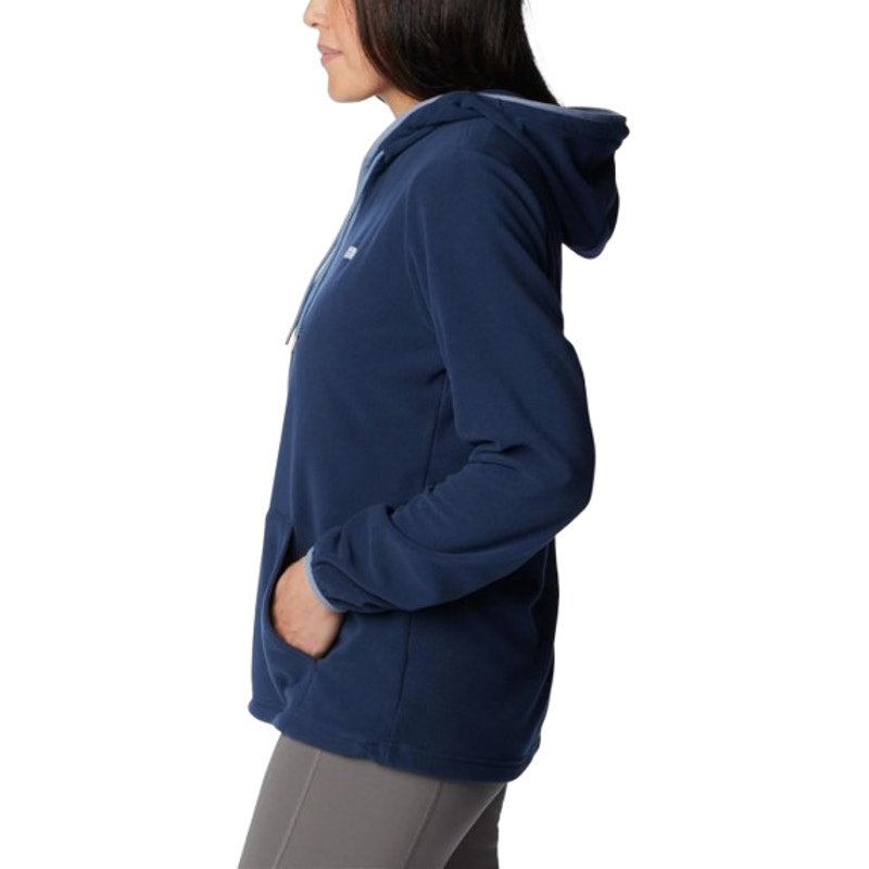 Columbia Womens Tidal Fleece Hoodie XS Blue Pocket Pullover NWT