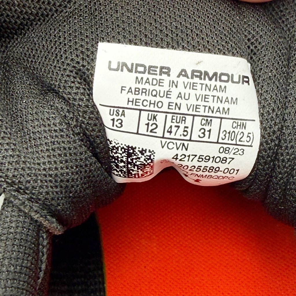 Under Armour Mens Leadoff Low RM Baseball Cleats Size 13 Black Athletic NWOB