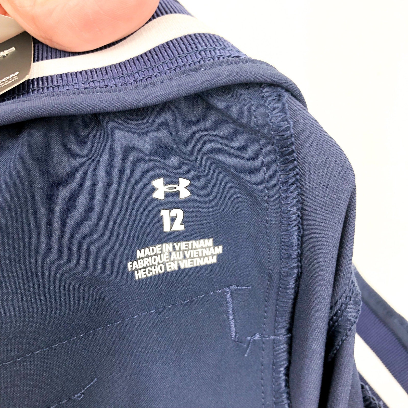 UNDER ARMOUR Women's UA Drive Pants Size 12 Navy Blue Golf Performance NWT