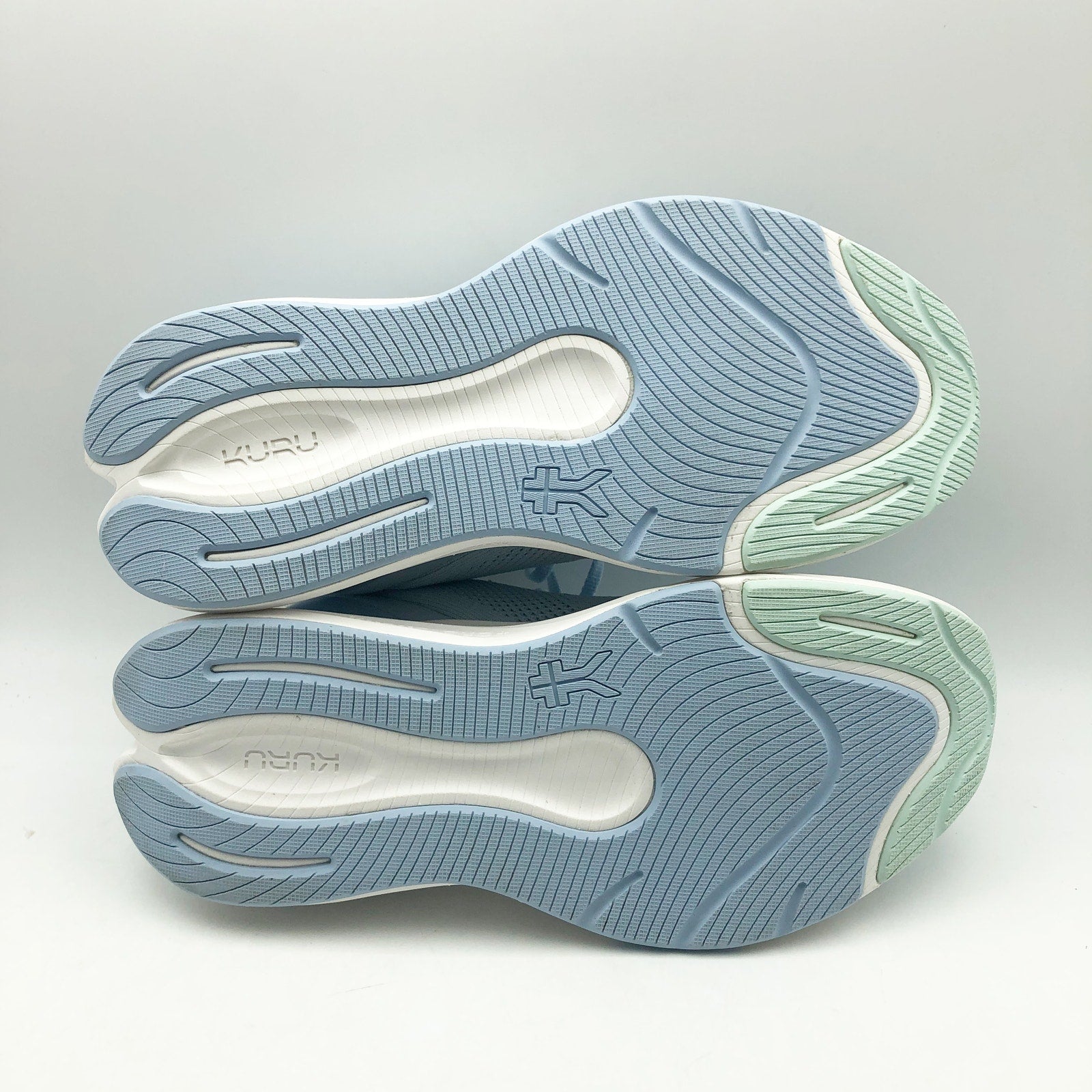 Kuru Womens Atom 2 Athletic Shoes Size 12 M Blue White Sneakers NWOB