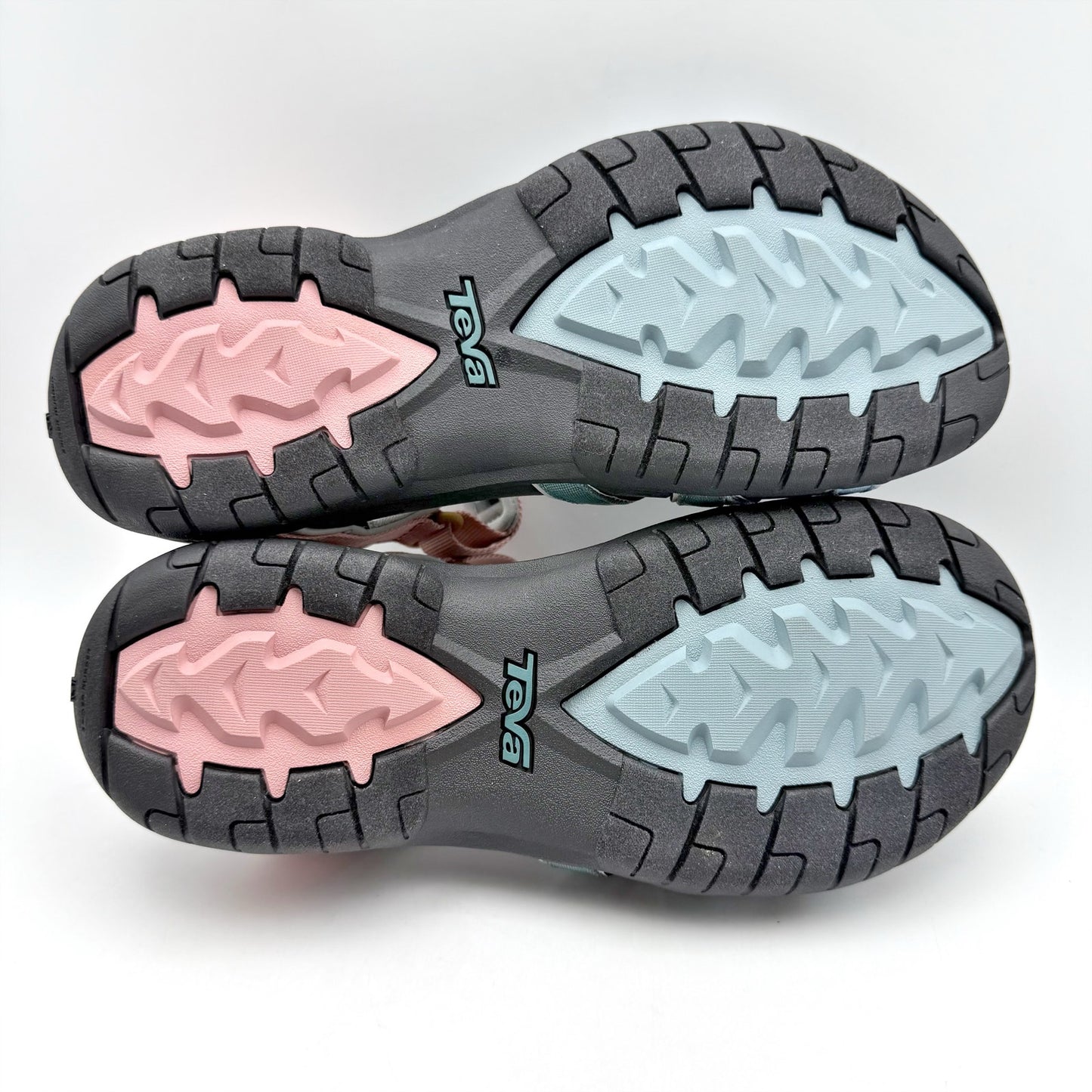 Teva Womens Tirra Leather Sandal US 8.5 EU 39.5 Black Multicolor Adjustable NIB