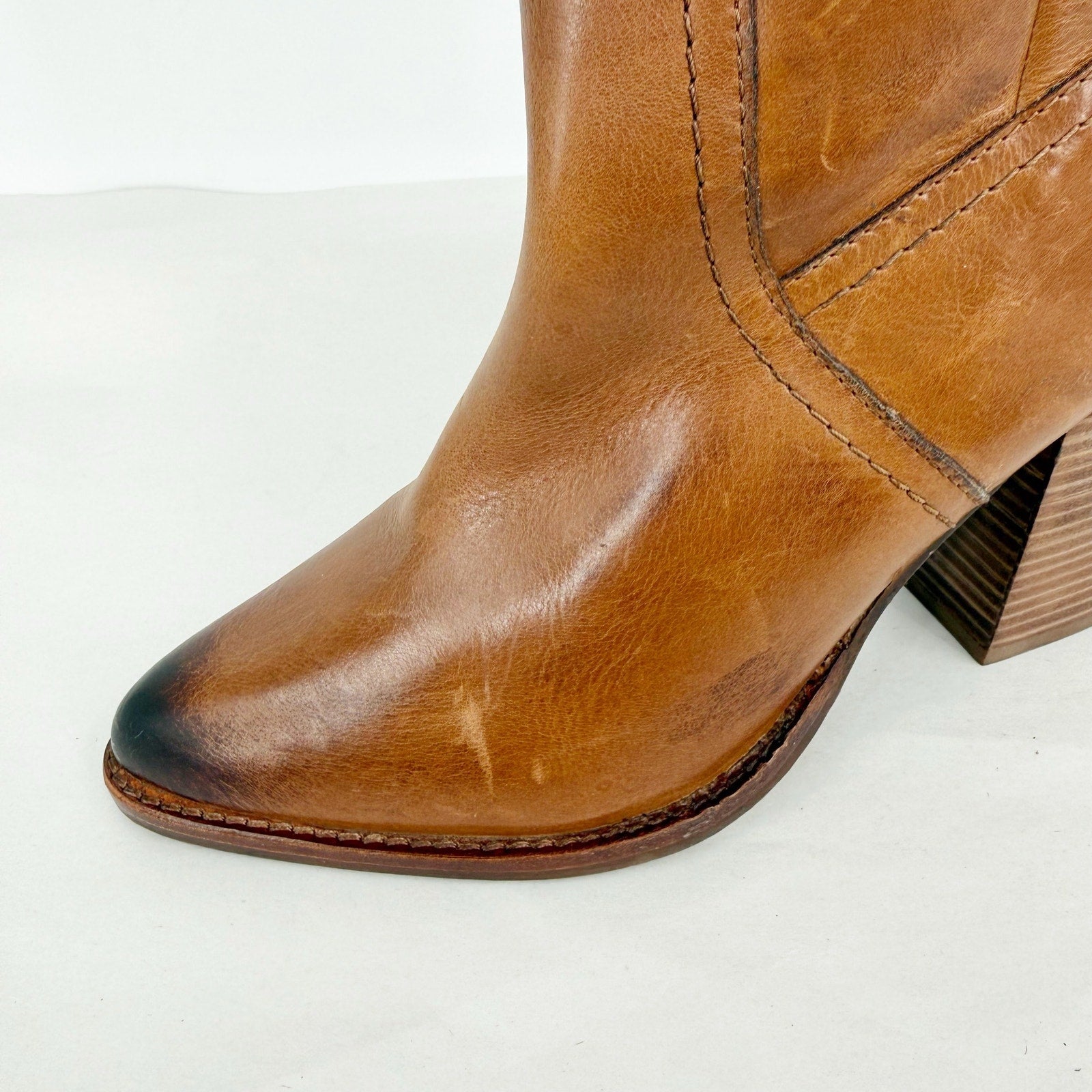 Diba True Womens True Do Knee High Boots US 6.5 M Brown Leather NWOB