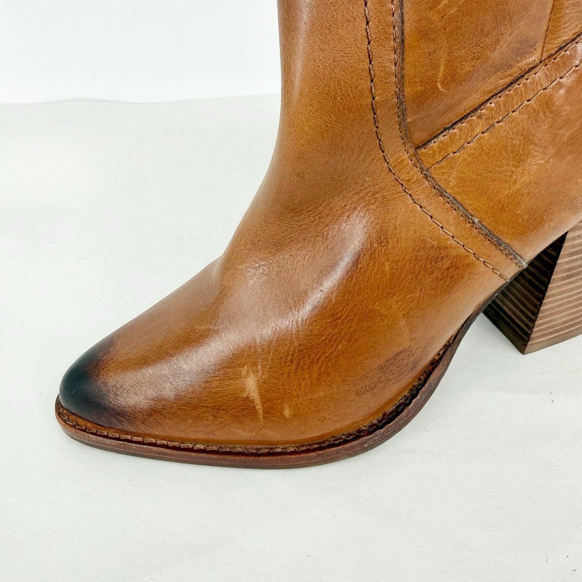 Diba True Womens True Do Knee High Boots Size 6.5 M Brown Leather NWOB