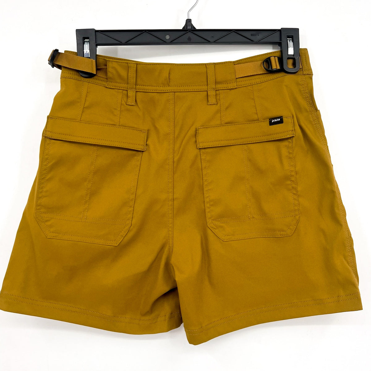 PRANA Women's Stretch Zion Cargo Shorts Size 10 Retro Olive Green 5" Inseam NWT