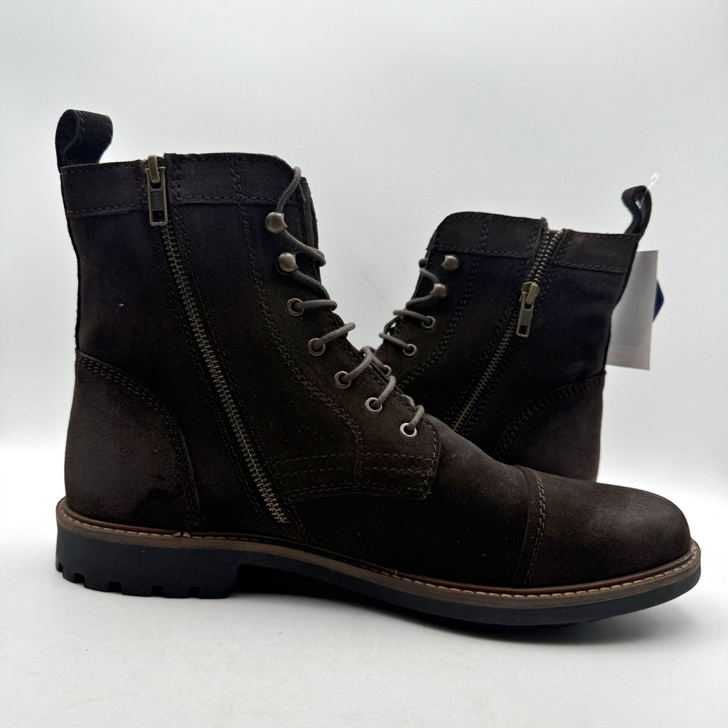 Anthony Veer Mens Wilder Ankle Boots US 12 M EU 45 Brown Suede Cap Toe NIB