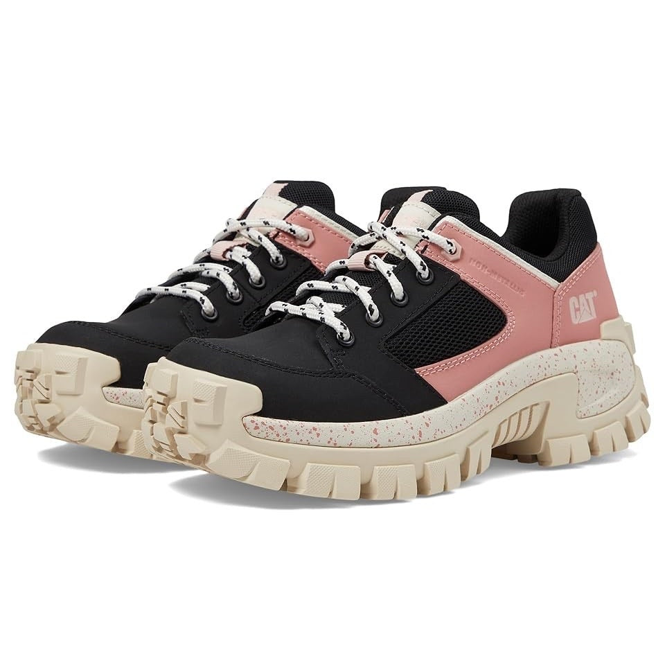 Caterpillar Womens Invader Sport CT Work Sneakers Size 9 M Black Pink SR NWOB