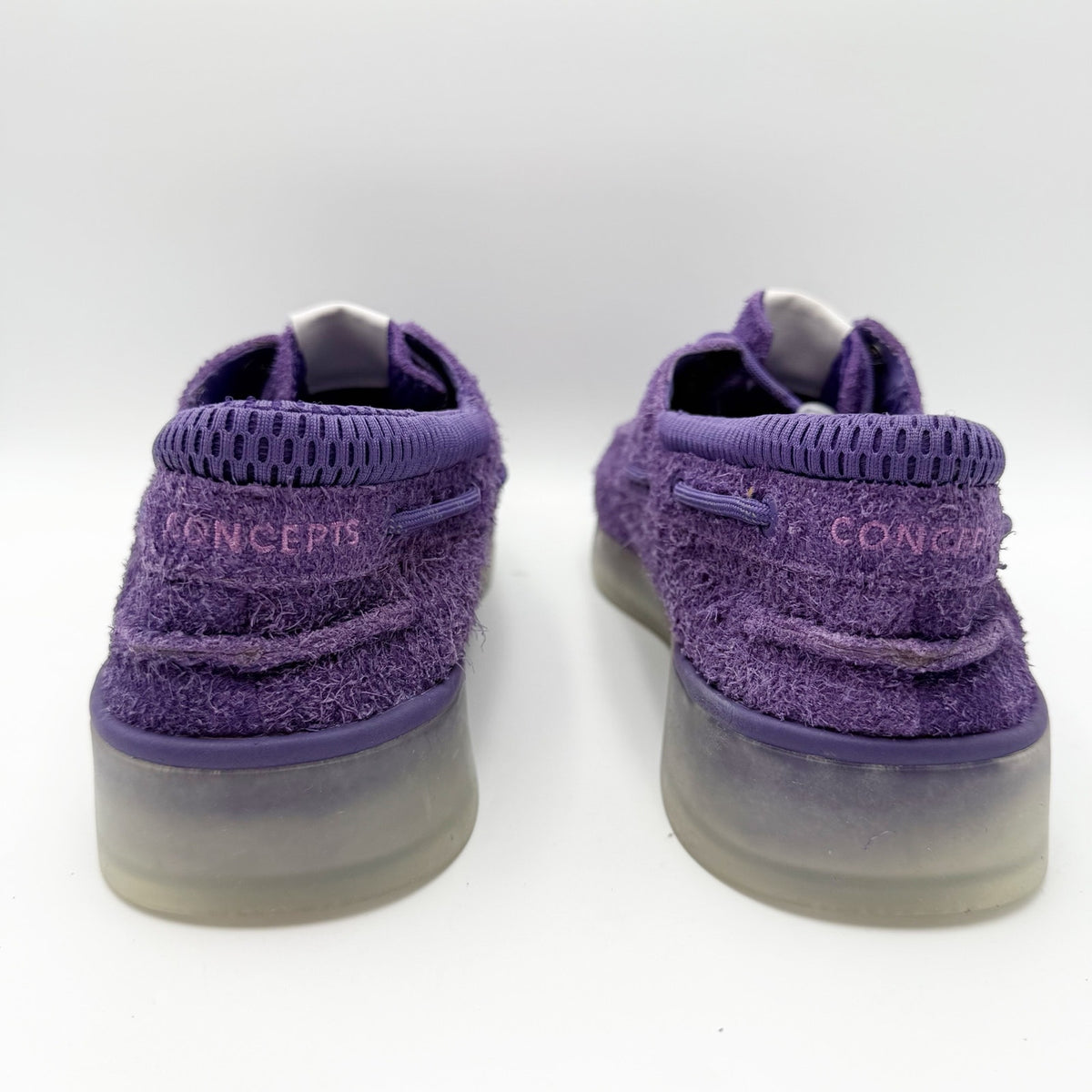 SPERRY x Concepts Mens 3-Eye Cup Top-Sider Loafers Size 13 Purple Suede NWOB