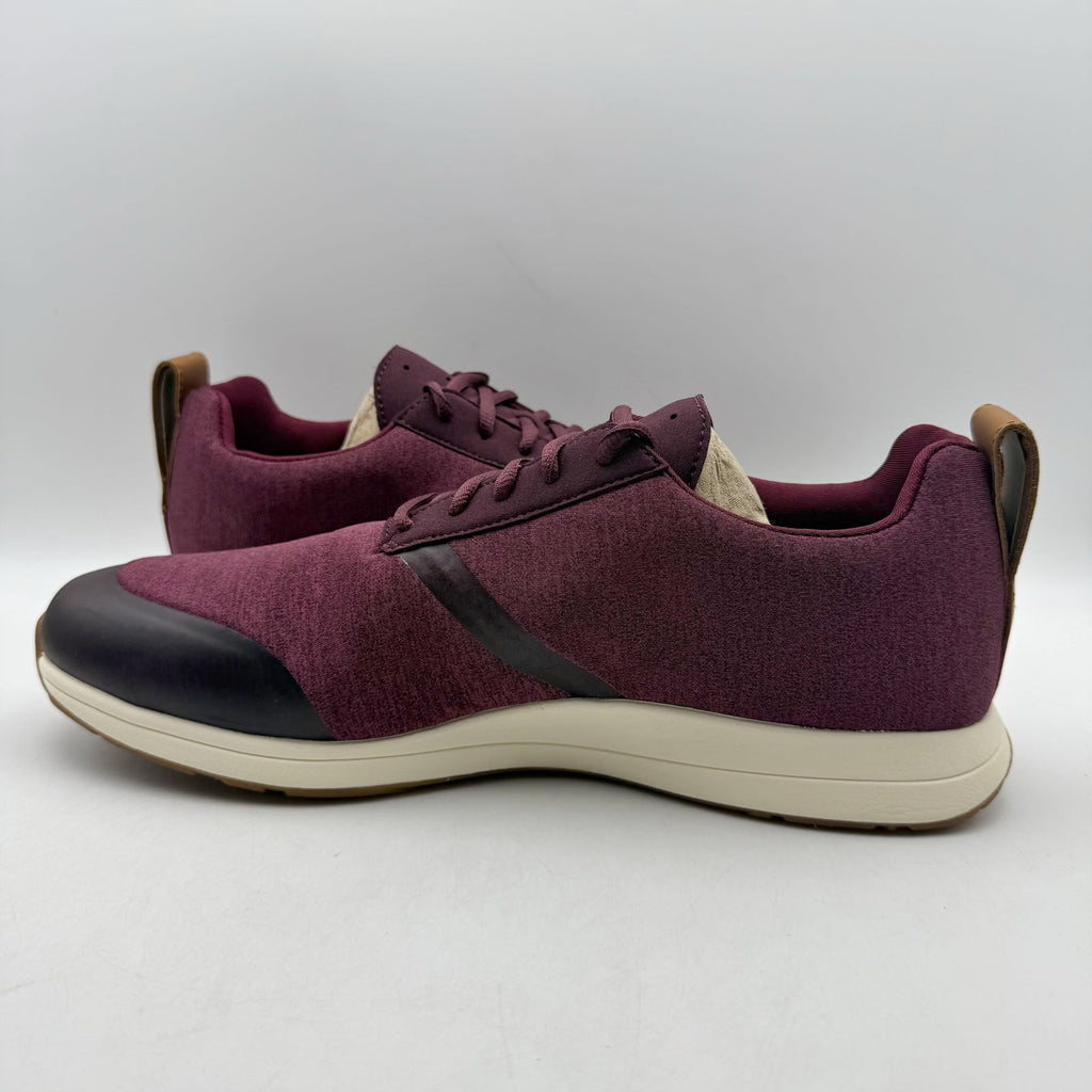YORK Athletics Mens Henry Sweatshirt Casual Sneakers US 11 Red Knit Athletic NIB