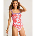 TOMMY BAHAMA Island Cays Fiori One Piece Swimsuit Size 16 Pink White Floral NWT