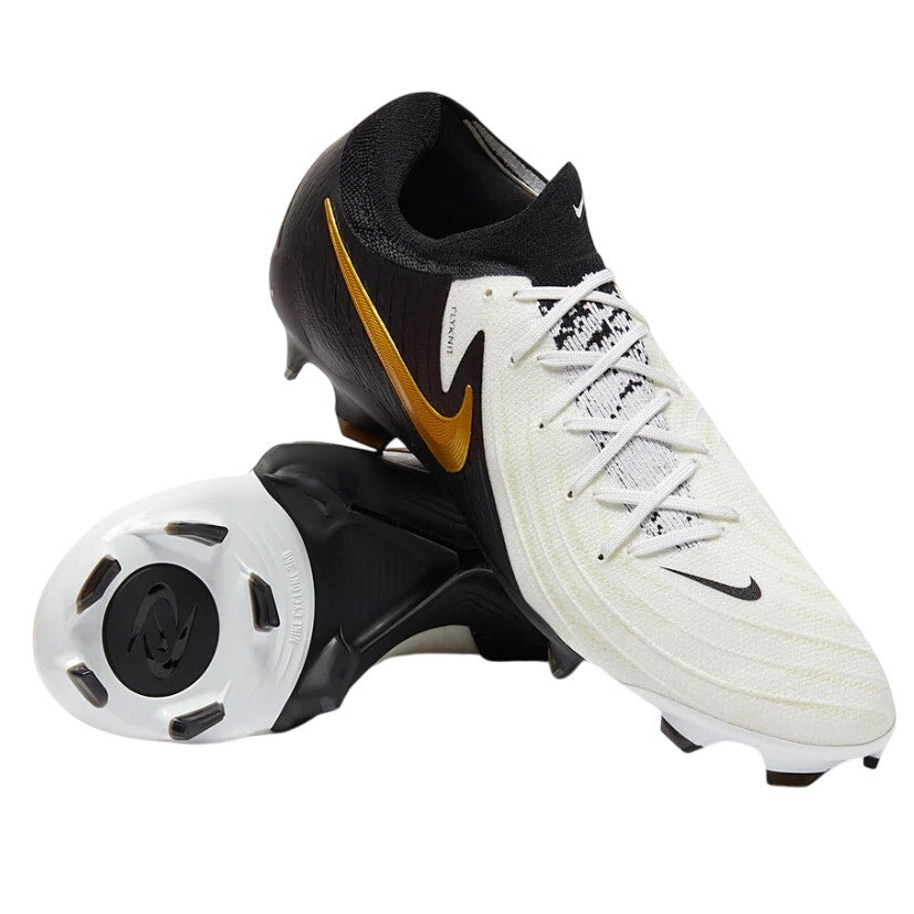Nike Mens Phantom GX II Pro FG Soccer Cleats US 7.5 Black White FJ2563-100 NWOB